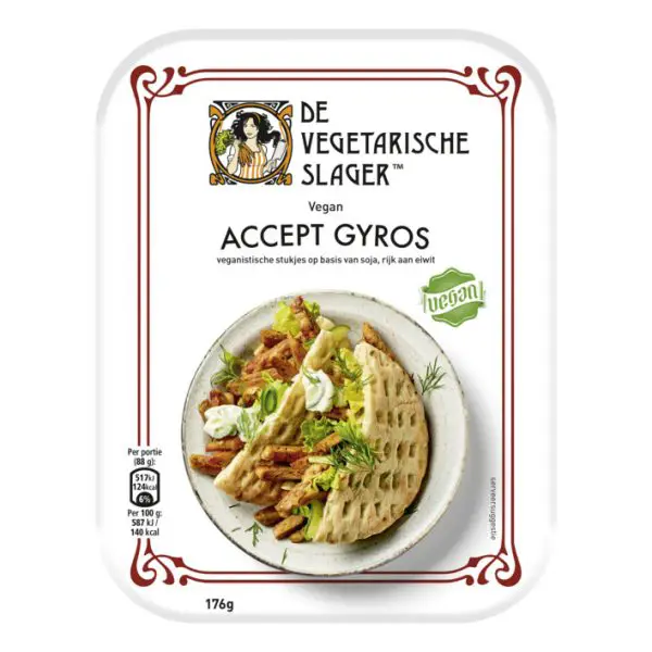 De Vegetarische Slager Accept gyros