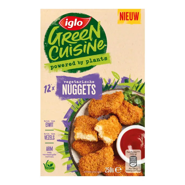 Iglo Green cuisine nuggets | VleesVervangers Vergelijken